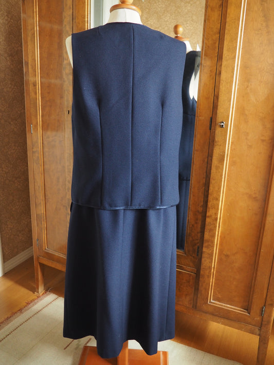 2-osainen sininen liiviasu