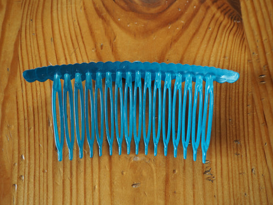 Turkoosi sydän hiuskampa