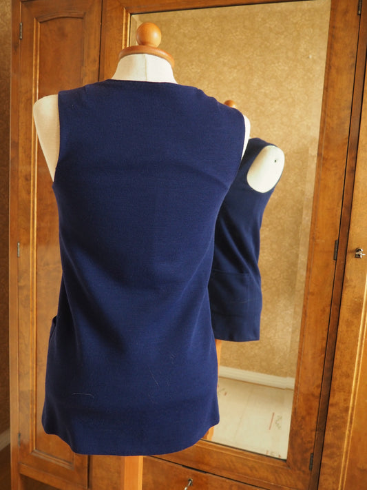 Lasten tummansininen liivimekko