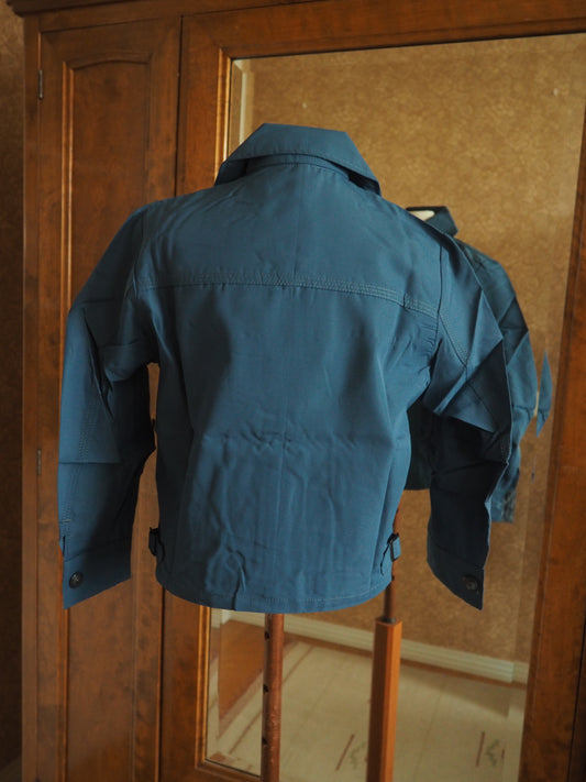 Siniharmaa Ylläs-tuotteen Terry 600 takki, käyttämätöntä vanhaa varastoa