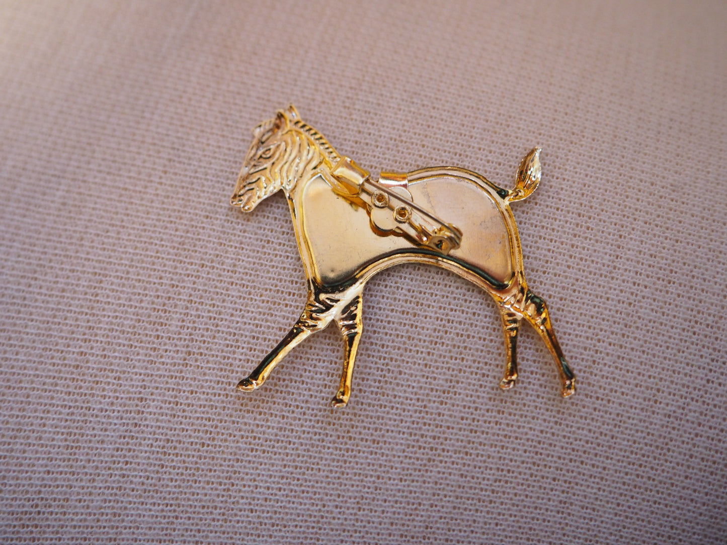 Raidallinen seepra rintaneula