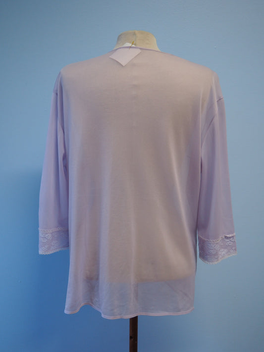 Laventelin värinen hihallinen aluspaita