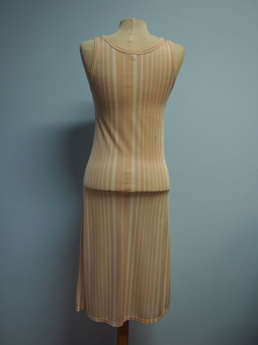 Raidallinen Marimekon alusmekko / rantamekko