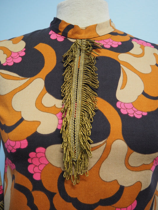 Kuviollinen lasten mekko/tunika