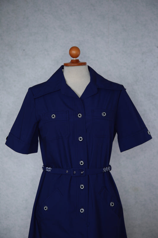 Tummansininen Kaunotar mekko