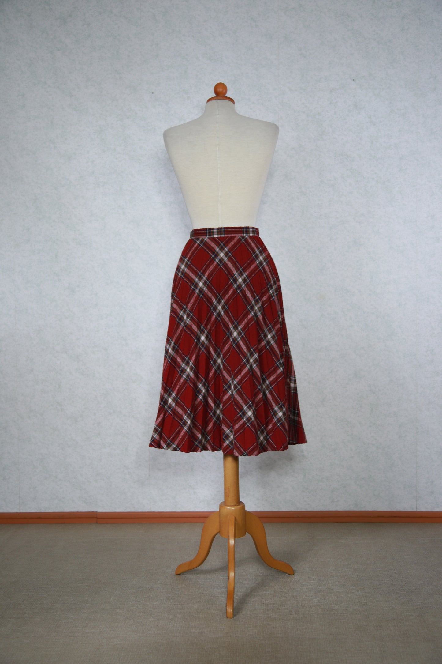 Monivärinen ruudullinen Muoti-Tuote Leona vekkihame