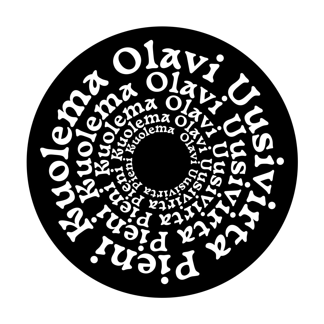 Pieni kuolema kangasmerkki / Olavi Uusivirta merchandise